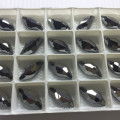 Jet Hematite coser cuentas de piedras